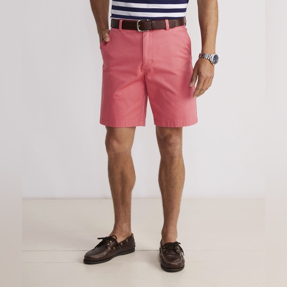 Vineyard Vines Pink Flat Front Shorts